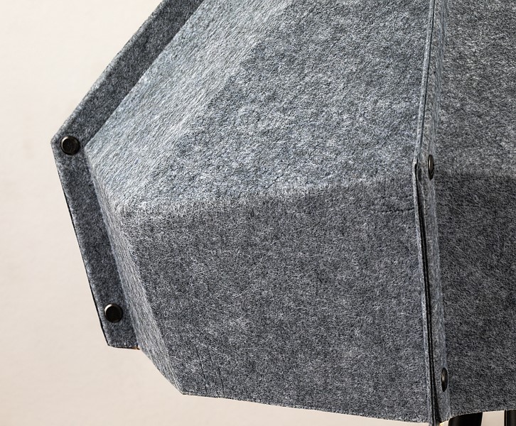 RABALUX 74000 Lomiro stojacia lampa D440mm 1xE27 šedá