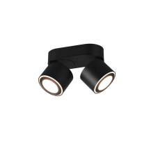 TRIO 652910232 TAURUS stropné/zápustné bodové svietidlo LED 2x3,5W/340lm, 2x1,5W/110lm 3000K matná čierna