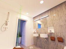 LED2 2182431 SLIM-R, S kulaté zápustné bodové svítidlo 145mm 10W / 800lm 3000K IP43 bílá