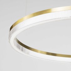 Ideal Lux 314938 CROWN závesné svietidlo LED D600mm 30W 3000/2480lm 3000K mosadzná