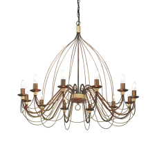 Závěsné svítidlo / Luster Ideal lux 097671 CORTE SP12 Ruggie 12xE14 40W