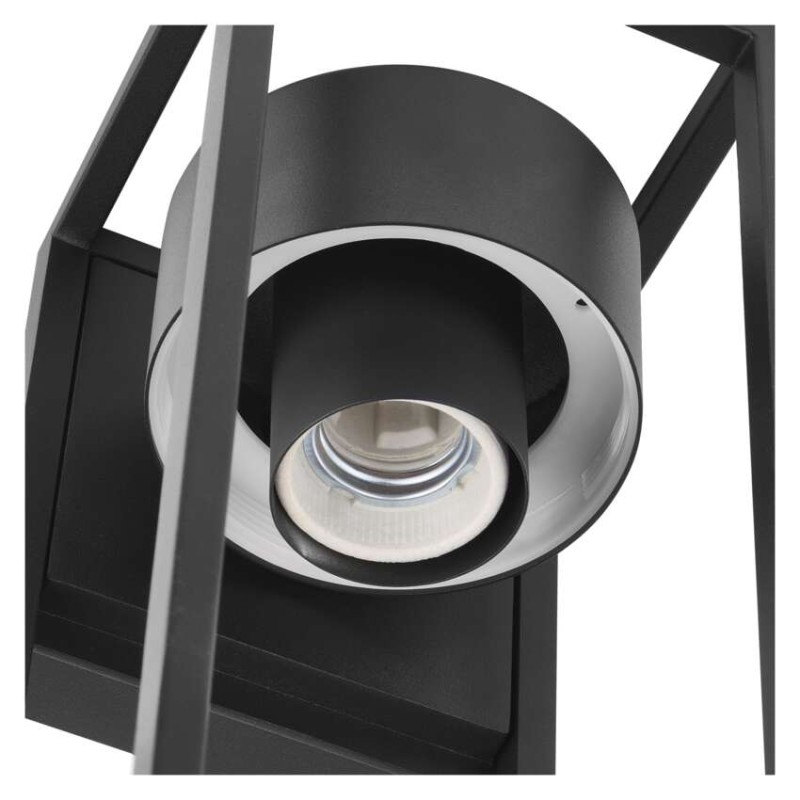 Emos ZGI010P TILLIA venkovní nástěnné svítidlo E27 128 × 110 × 270 mm  IP44 černá