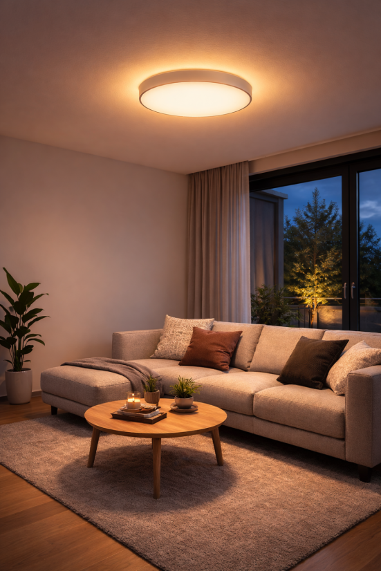 Philips HUE LED White Ambiance 41160/31/P6 Enrave L stropné svietidlo 33,5W 4300lm 2200-6500K 42,5cm biele stmievateľné BlueTooth + HUE Switch