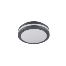 676960142 TRIO PIAVE vnější stropní LED svítidlo s pohybovým senzorem 12W 1000lm 3000K antracit
