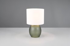 TRIO 517900115 VELA stolná lampička V290mm 1xE14 zelená, biela