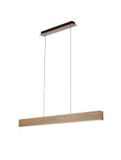 AZZARDO AZ2700 DECOline LARIA WOOD stropné závesné LED svietidlo 10,4W/3000lm IP20 drevo