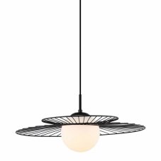 MDM-4000/1 BK ITALUX Sarah moderné závesné svietidlo 1X40W E27 IP20