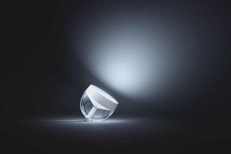 Philips Hue Iris (gen4) 8719514264465 LED náladová stolná lampa 8,1W 2000-6500K+RGB biela/priehľadná IP20 Bluetooth