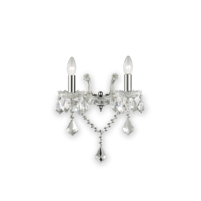 Nástěnné svítidlo Ideal lux 035642 FLORIAN NAPOLEON AP2 CROMO 2xE14 40W