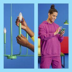 Philips Wiz Colors 8720169075672 LED žiarovka E14 C37 4,9W/470lm 2200-6500K+RGB sviečka 3-set