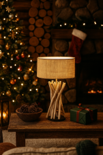 Stolní lampa Ideal lux 129570 DRIFTWOOD TL1 1xE27 60W dřevo