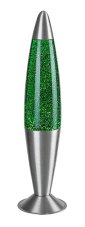 RABALUX 76113 Glitter2 lávová lampa D75mm LED 25W/29lm 3000K strieborná, zelená