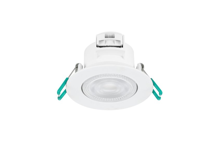 SYLVANIA 0090021 SylSpot zápustné svietidlo D87mm LED 4,8W 500lm 4000K IP44/20 biela (3ks)