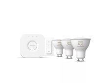 Philips Hue White and color ambiance 8720169254503 LED žiarovka GU10 4,2W/400lm 2000-6500K+RGB bluetooth 3-set + bridge