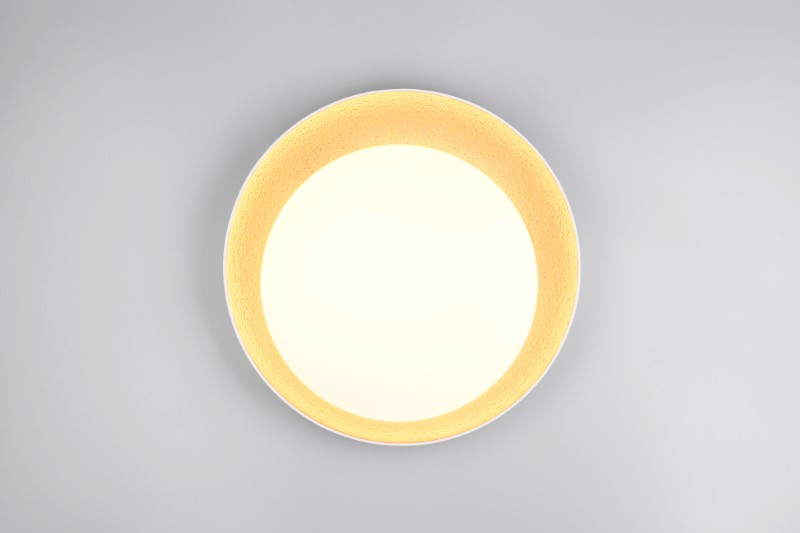 TRIO Reality R64611179 ALETA stropní svítidlo D450mm SMD LED 24W/2500lm 2700 - 6500K zlatá, dálkový ovladač