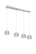 TRIO 331610406 FLYNT závesné svietidlo SMD LED 48W/880lm 2300+3000+4000K chrómová, switchdimmer