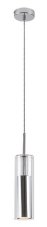 RABALUX 72046 Kalevi závěsné svítidlo 1xGU10 D80mm chromová, průhledná