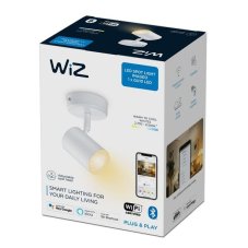 Philips WiZ Tunable white 8719514551756 IMAGEO bodové svítidlo 1xGU10 5W/350lm 2700-6500K bílá stmívatelné
