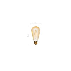 Emos LED žiarovka E27 Z74302 Vintage 4W 470lm 2200K ST64 teplá biela