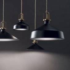 IdealLux 249087 ERIS-4 SP1 závesné svietidlo 360mm E27 1x60W IP20 čierna