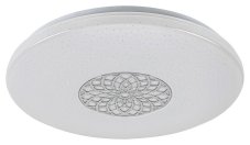 RABALUX SMART LIGHT TUYA 5364 Ophelia stropné svietidlo LED D395mm 24W/2000lm 3000-6500K RGB chrómová, biela, stmievateľné, diaľkový ovládač, starlight efekt