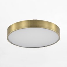 LED stropné svietidlo 50 cm 2500 lm 3000-6000K antická mosadz Zuma Line NADI MS724-R500-AB