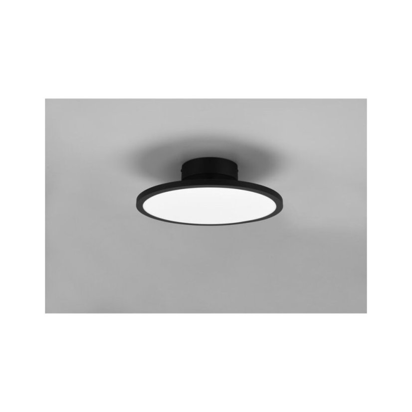 TRIO 640910132 TRAY stropní svítidlo SMD LED D400mm 29W/3550lm 3000K černá matná