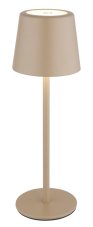 GLOBO 58482S VANCOUVER vonkajšia dotyková stolná lampička V280mm LED 1,2W 130/50lm 3000+4500+6000K IP44 béžová, USB Cable incl.