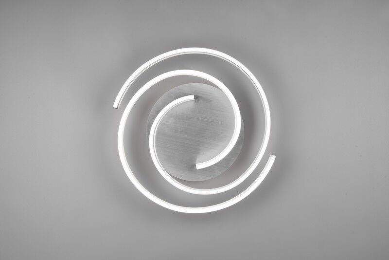 TRIO 641910205 CAYA stropní svítidlo SMD LED D500mm 58W/6800lm 2300+3000+4000K broušený hliník, switchdimmer