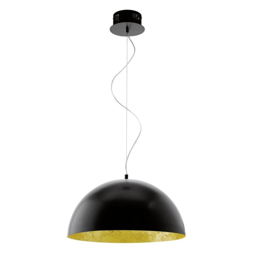 Eglo VINTAGE 94228 Závěsné svítidlo GAETANO LED černé/zlaté 24W=2210lm