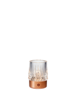 LED dekorační osvětlení - stolní lampa 110 lm 3000K ružovo zlaté Zuma Line CRYSTAL NHTD-N08-RG