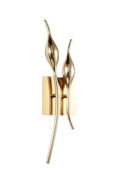 AZzardo AZ2569 DECOline SNAKE WALL GOLD nástěnné svítidlo 2xG4 20W IP20 zlatá