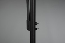 TRIO 411400232 BURTON stojaca lampa 1xE27, 1xE14 V1740mm  čierna matná, dymová