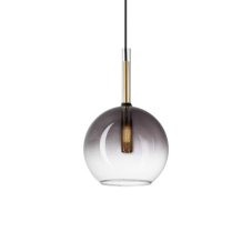 Ideal Lux 309811 EMPIRE závesné svietidlo 1xG9 D180mm čierna, šedá