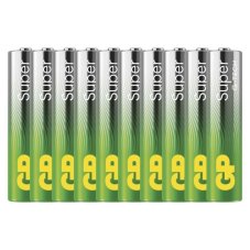 GP B0110G Alkalická batéria GP Super Alkaline LR03 (AAA), 10 ks SET-10ks