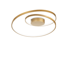 Ideal Lux 304533 OZ PL DALI stropní svítidlo LED D600mm 48W 5200/1920lm 3000K mosazná