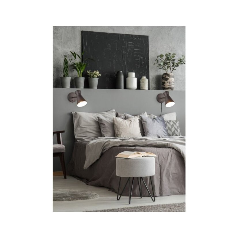 TRIO Reality R20781732 ENZO nástěnné svítidlo 1xE27 černá matná