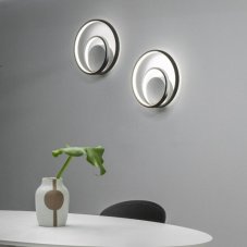Ideal Lux 304496 OZ DALI nástěnné svítidlo LED 28W 2500/1060lm 3000K černá