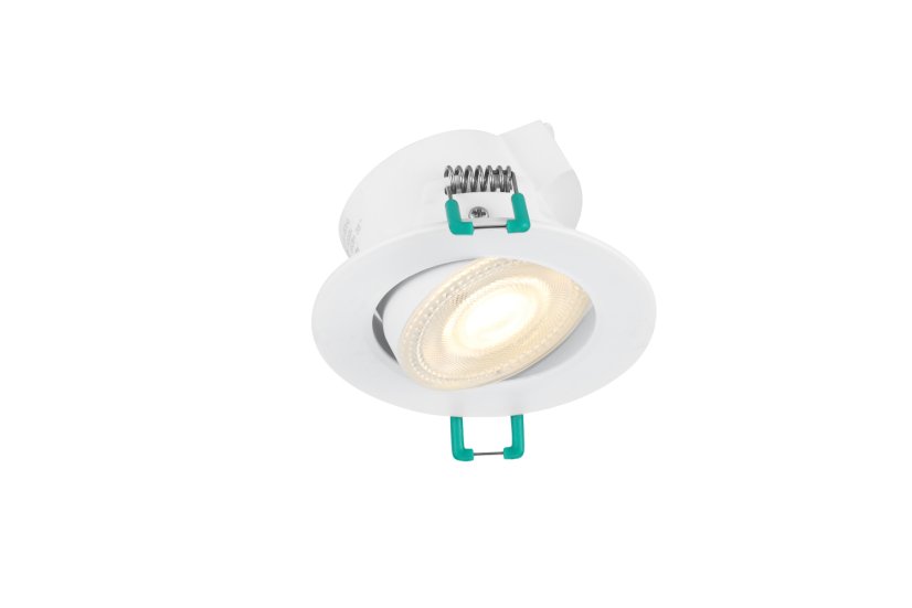 SYLVANIA 0090024 SylSpot zápustné svietidlo D87mm LED 4,8W 500lm 3000K IP44/20 biela (6ks)