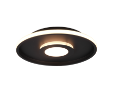 TRIO 680819332 ASCARI stropné svietidlo LED D400mm 35W/4100lm 3000K IP44 matná čierna, switchdimmer