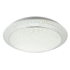 GLOBO 41314-40 RONJA stropní svítidlo LED D510mm 40W/2090lm 3000-4000-6000K bílá, stmívatelné, dálkové ovládaní, krištálový efekt
