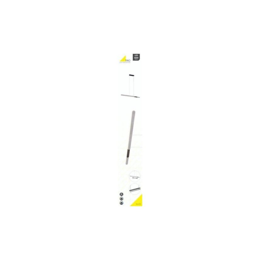 TRIO 343310305 HELIOS závesné svietidlo SMD LED 48W/5800lm 2700-6500K brúsený hliník