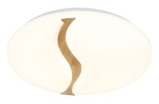 GLOBO 41790-18 LETICIA stropní svítidlo D330mm LED 24W 2860/1910lm 3000+4200+6000K bílá, dřevo