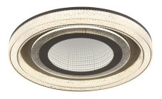GLOBO 48557-48 ALSUNA stropní svítidlo D480mm LED 48W 6000/2160lm 2700-6000K antracitová, křišťálový efekt, dálkový ovladač