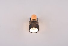 TRIO 811700132 NANDINI nástěnné bodové svítidlo/spot 1xE14 černá matná, dřevo