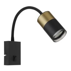 GLOBO 57850W BRISBON nástěnné svítidlo s vypínačem 1xGU10 černá, měděná matná