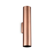Nástenné svietidlo 2x GU10 medená IP20 Ideal Lux LOOK 370163