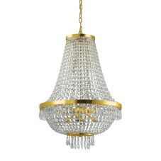 Závěsné svítidlo / Luster Ideal lux 114743 CAESAR SP12 ORO 12xG9 40W zlato