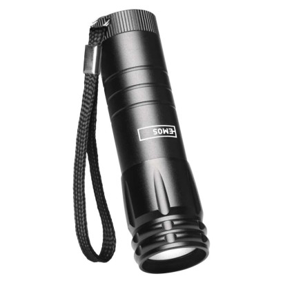 EMOS P4704 ruční kovové svítidlo COB LED 100lm, 3xAAA
