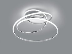 TRIO Reality R67051106 BOLOGNA stropné svietidlo SMD LED 36W/5100lm 4000K chróm, switchdimmer